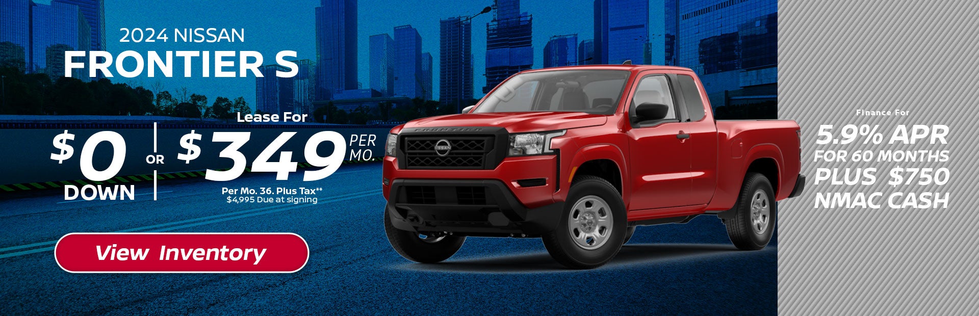 nissan frontier lease special